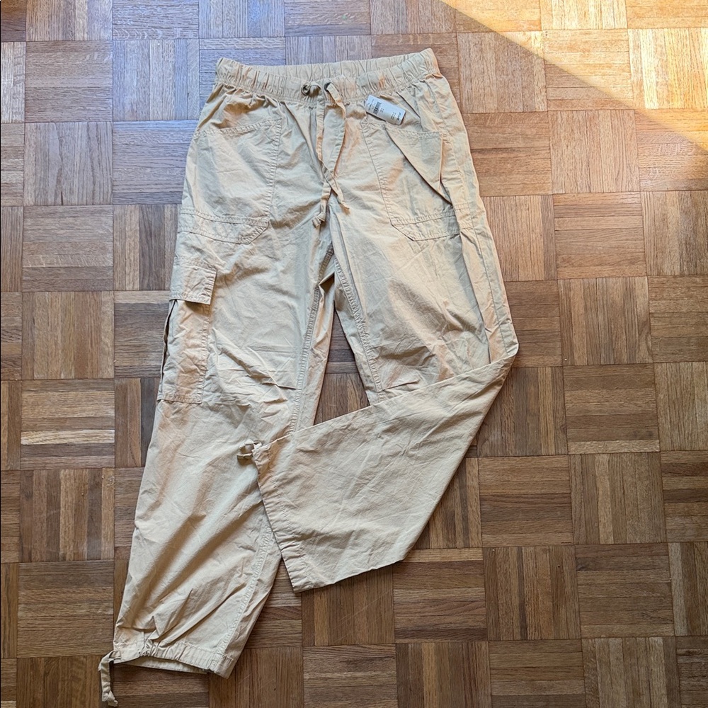 Aerie Light Tan Cargo Pants
